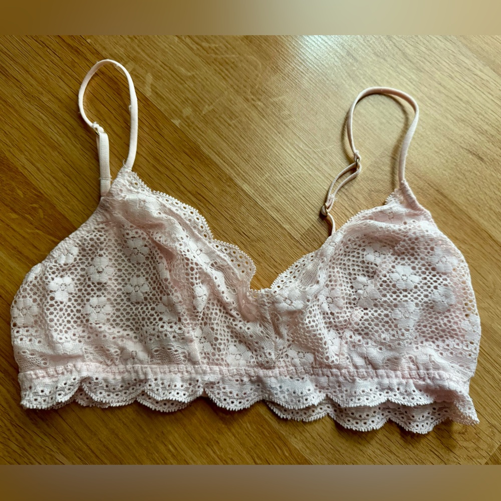 Eberjey Light Pink Lace Bralette